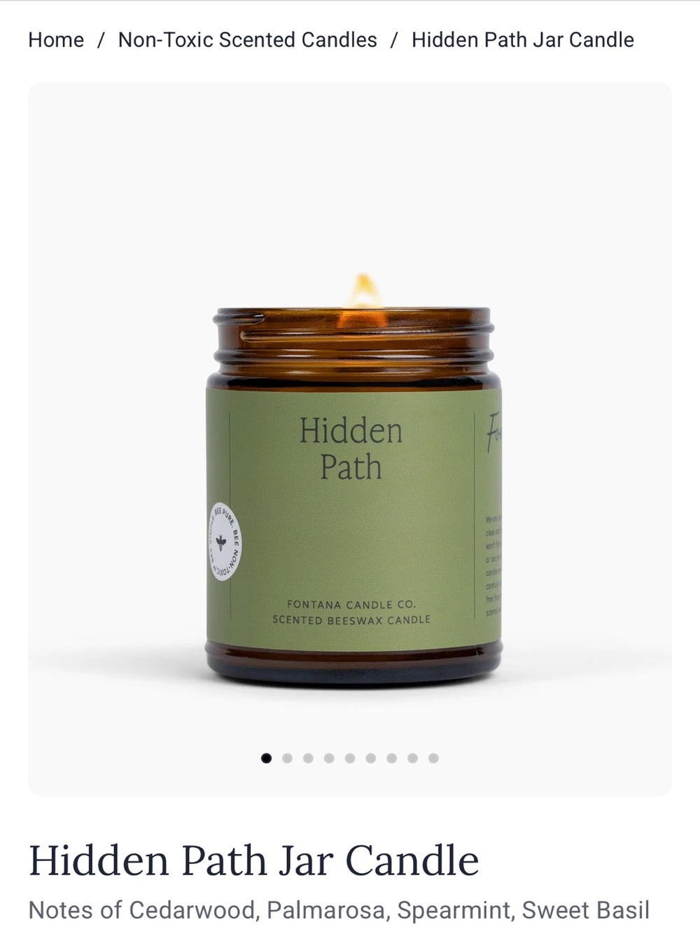 Fontana Candle Company hidden path candle - Picture 2 of 6